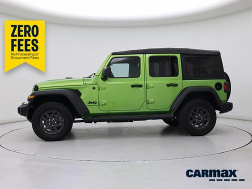 Green 2025 Jeep Wrangler Sport S