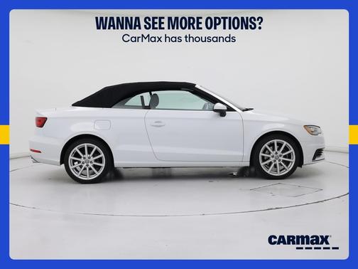 White 2015 Audi A3 Premium