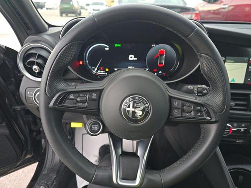 Vulcano Black Metallic 2024 Alfa Romeo Giulia Ti