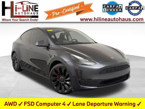 Stealth Grey 2025 Tesla Model Y Performance Dual Motor All-Wheel Drive