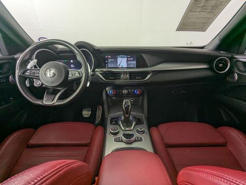 Vulcano Black Metallic 2024 Alfa Romeo Stelvio Veloce AWD