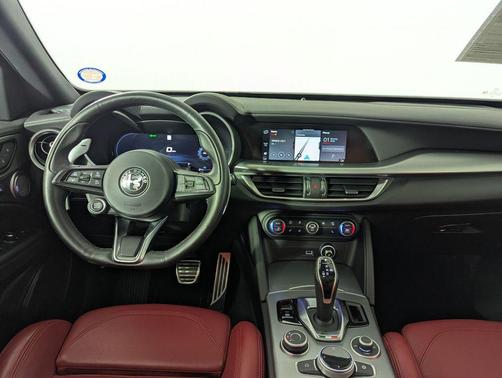 Vulcano Black Metallic 2024 Alfa Romeo Stelvio Veloce AWD