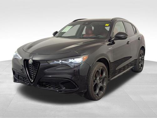 Vulcano Black Metallic 2024 Alfa Romeo Stelvio Veloce AWD