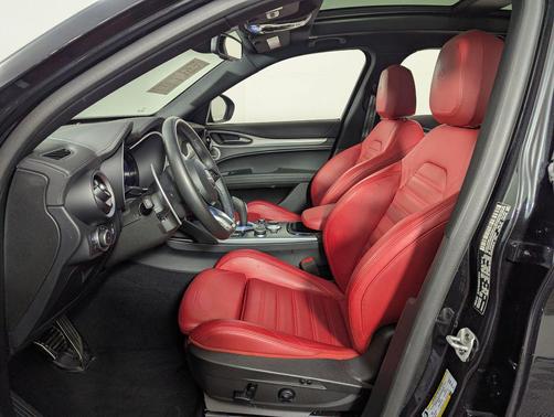 Vulcano Black Metallic 2024 Alfa Romeo Stelvio Veloce AWD