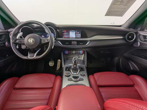 Vulcano Black Metallic 2024 Alfa Romeo Stelvio Veloce AWD