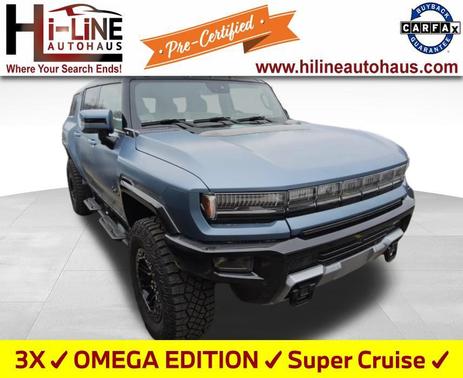 Neptune Blue Matte 2024 GMC HUMMER EV SUV 3X