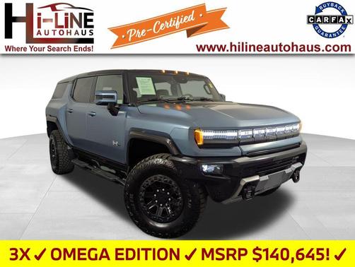 Neptune Blue Matte 2024 GMC HUMMER EV SUV 3X