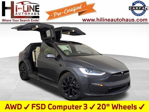 Stealth Gray 2022 Tesla Model X Dual Motor All-Wheel Drive
