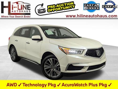 White Diamond Pearl 2018 Acura MDX 3.5L w/Technology Package