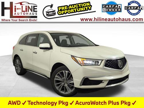White Diamond Pearl 2018 Acura MDX 3.5L w/Technology Package