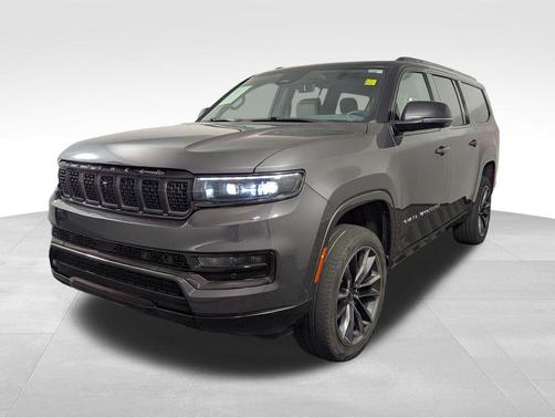 Baltic Gray Metallic Clearcoat 2024 Jeep Grand Wagoneer L Series III Obsidian 4x4