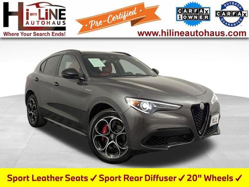 Vesuvio Gray Metallic 2022 Alfa Romeo Stelvio Ti