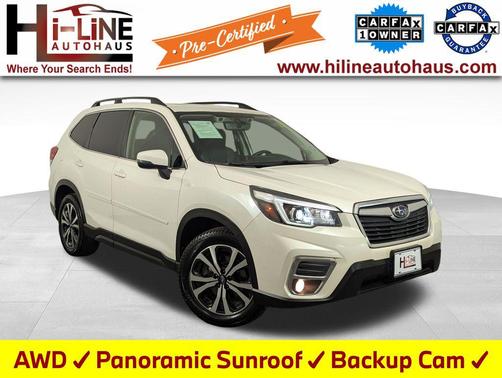 Crystal White Pearl 2020 Subaru Forester Limited