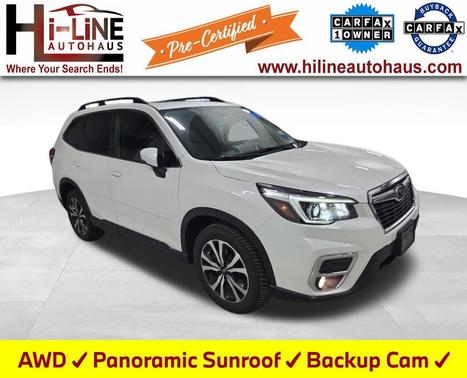 Crystal White Pearl 2020 Subaru Forester Limited