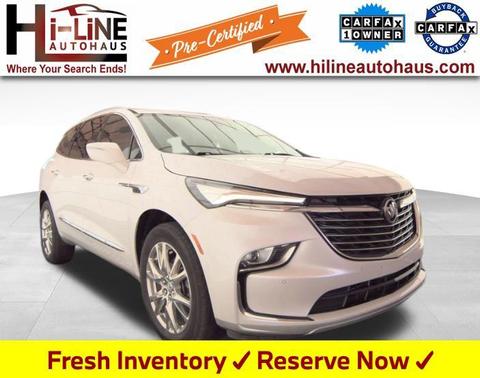 White Frost Tricoat 2023 Buick Enclave Essence FWD