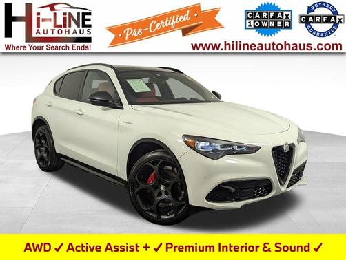 Milano White 2024 Alfa Romeo Stelvio Ti