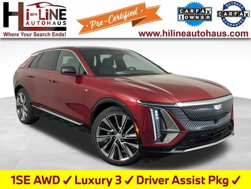 Radiant Red Tintcoat 2024 Cadillac LYRIQ Luxury