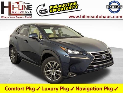 Meteor Blue Mica 2015 Lexus NX 300h 300h Luxury