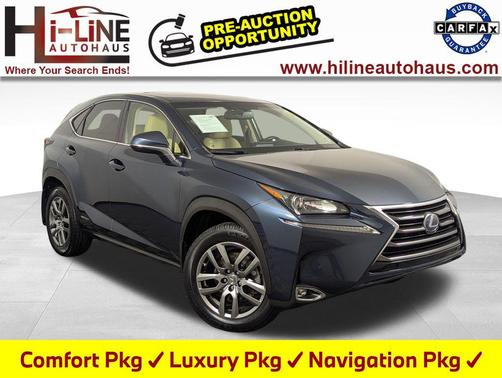 Meteor Blue Mica 2015 Lexus NX 300h 300h Luxury