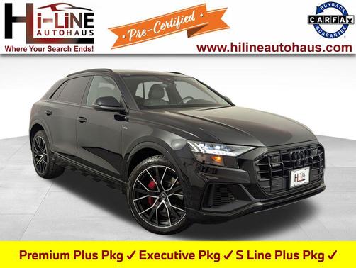 Black 2021 Audi Q8 55 Premium Plus