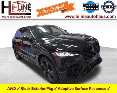 Santorini Black 2022 Jaguar F-PACE SVR P550 AWD Automatic