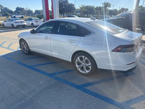 Platinum White 2025 Honda Accord LX