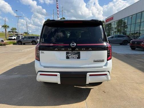 Everest White 2026 Nissan Armada Platinum Reserve