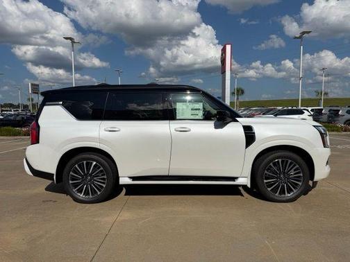 Everest White 2026 Nissan Armada Platinum Reserve