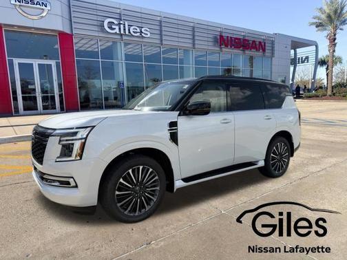 Everest White 2026 Nissan Armada Platinum Reserve