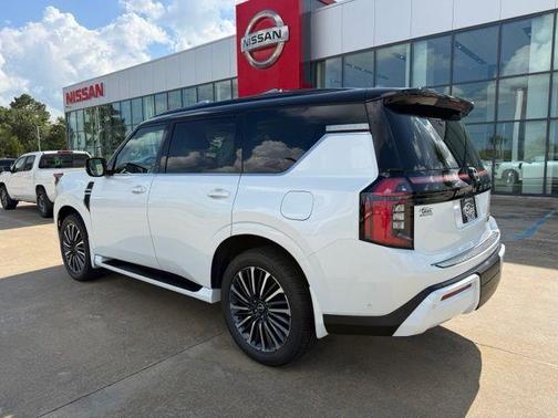 Everest White 2026 Nissan Armada Platinum Reserve