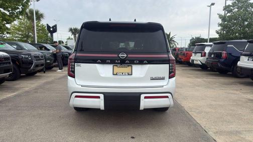 White / Black 2026 Nissan Armada Platinum Reserve