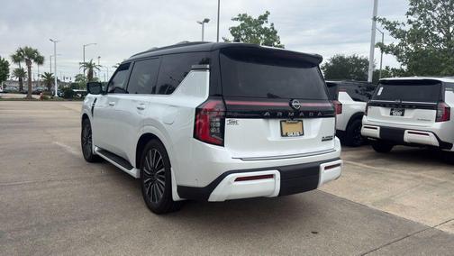 White / Black 2026 Nissan Armada Platinum Reserve