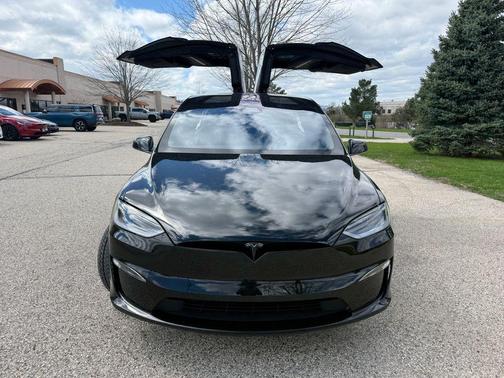 Solid Black 2023 Tesla Model X Plaid Tri Motor All-Wheel Drive