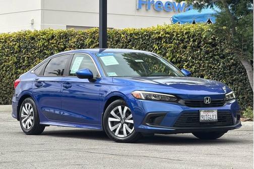 Aegean Blue Metallic 2022 Honda Civic