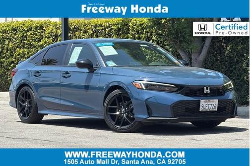 Blue Lagoon Pearl 2025 Honda Civic