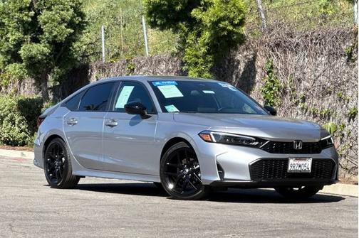 Solar Silver Metallic 2025 Honda Civic