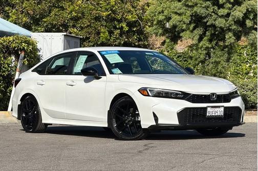 Platinum White Pearl 2025 Honda Civic