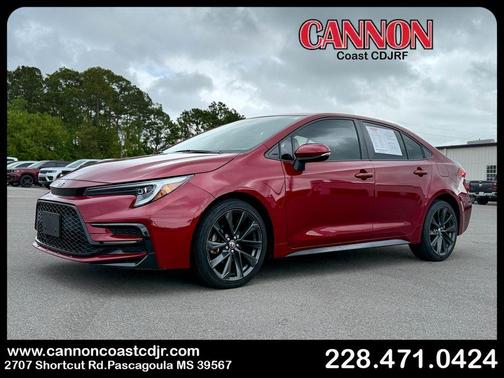 Pearl 2024 Toyota Corolla Hybrid SE