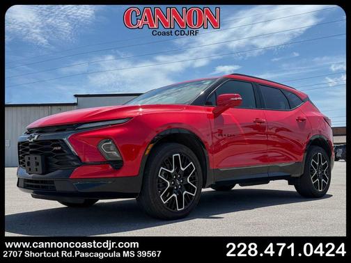 Red 2023 Chevrolet Blazer RS