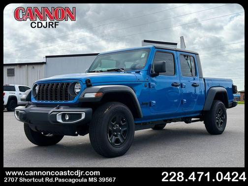 Hydro Blue Pearlcoat 2026 Jeep Gladiator Sport