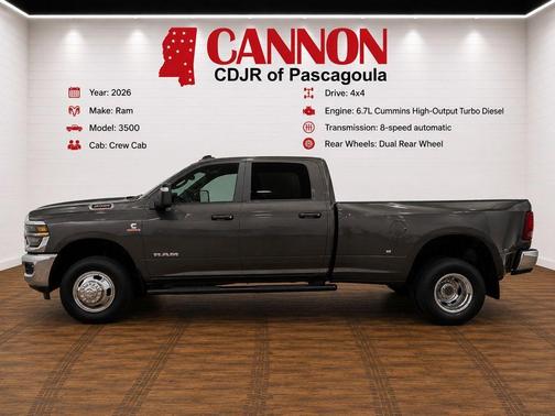 Granite Crystal Clearcoat Metallic 2026 RAM 3500 Tradesman