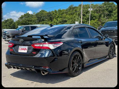 Midnight Black Metallic 2021 Toyota Camry TRD V6