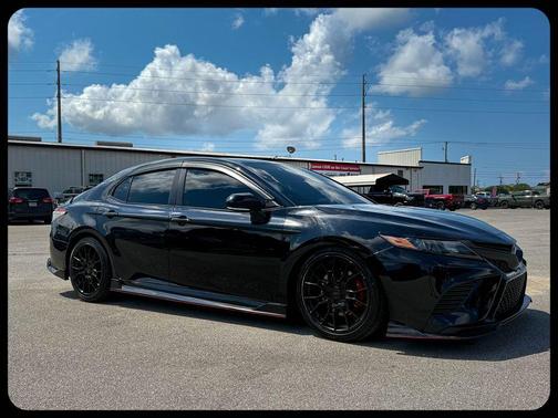 Midnight Black Metallic 2021 Toyota Camry TRD V6