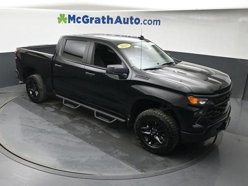 Black 2025 Chevrolet Silverado 1500 Custom Trail Boss