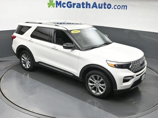 White 2021 Ford Explorer Limited