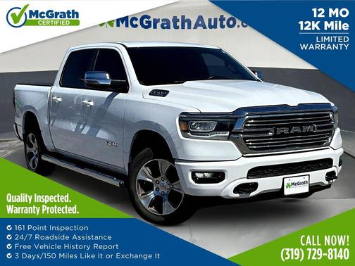 Bright White Clearcoat 2023 RAM 1500 Laramie