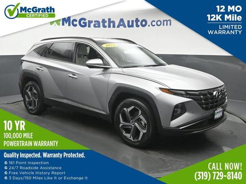 Shimmering Silver 2022 Hyundai TUCSON Limited