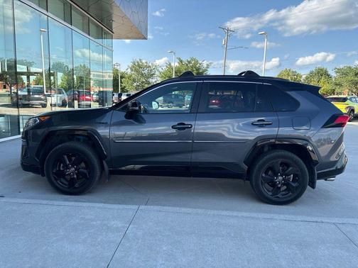 Magnetic Gray Metallic w/Midnight Black Roof 2020 Toyota RAV4 Hybrid SE