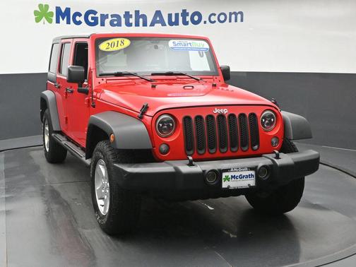 Firecracker Red Clearcoat 2018 Jeep Wrangler JK Unlimited Sport