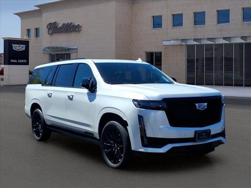 Crystal White Tricoat 2023 Cadillac Escalade ESV Sport Platinum